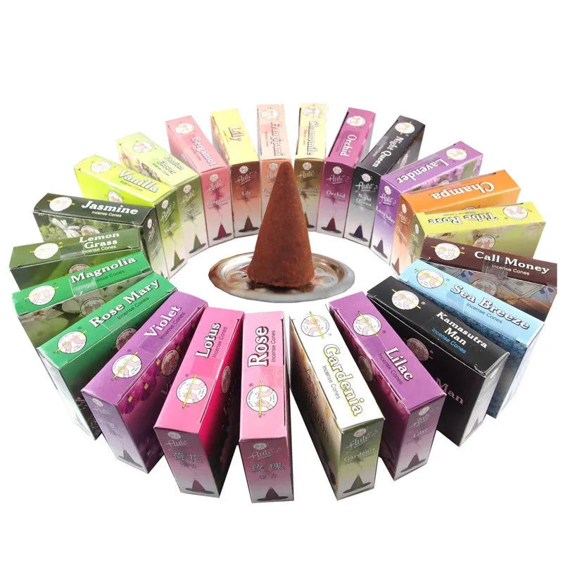 10pcs/box Room Fragrance Cone Incense